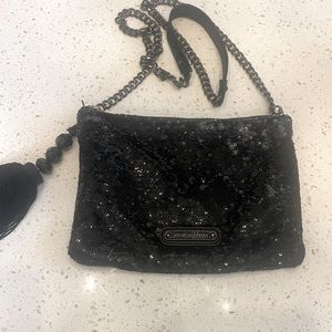 AUTHENTIC JUICY COUTURE BLACK SEQUIN PURSE